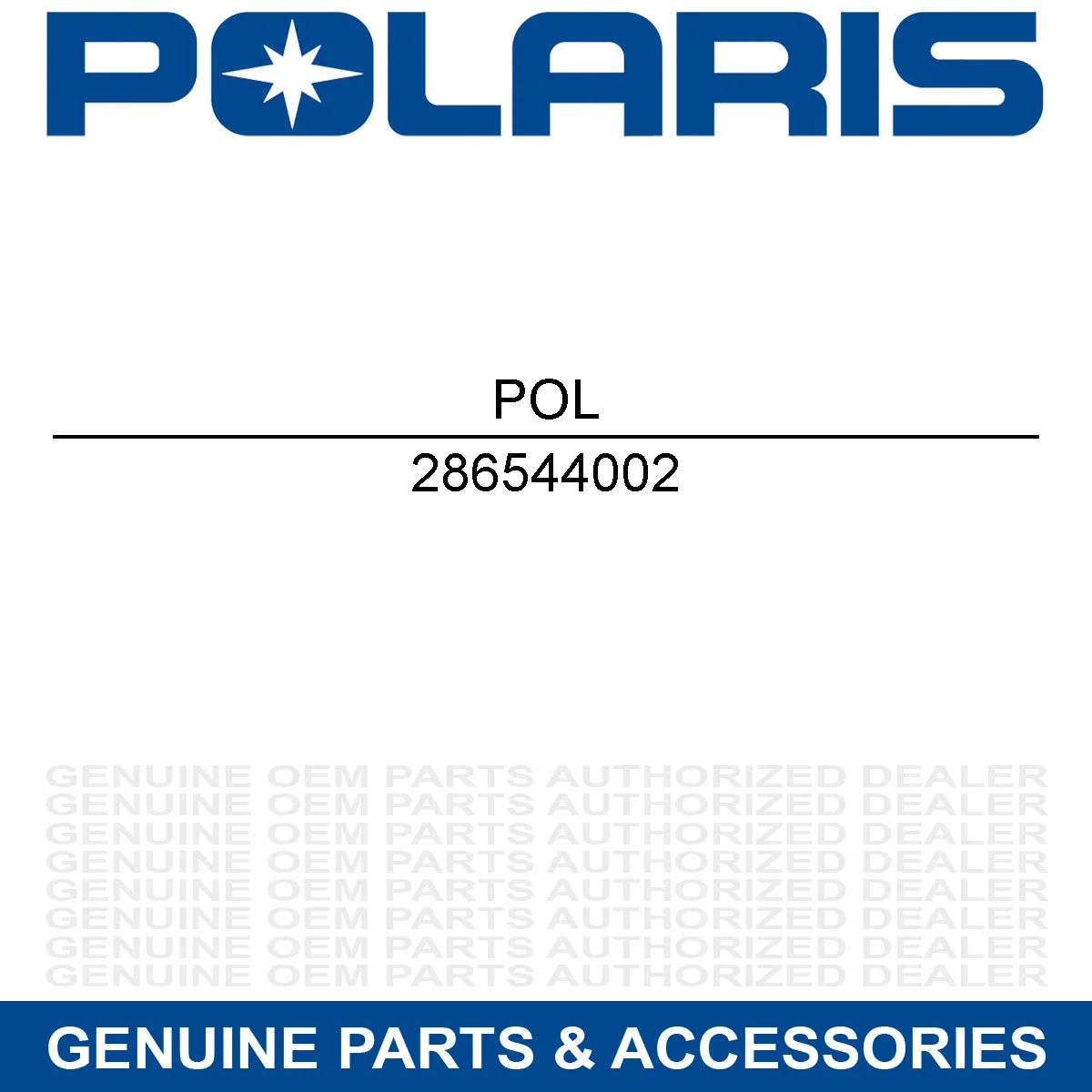 286544002 Polaris M POLARIS RACING TEE BLUE S