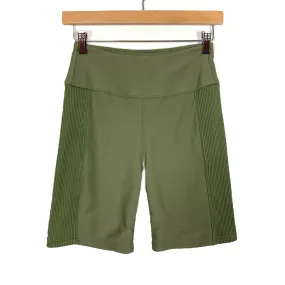 Abercrombie & Fitch Green Biker Shorts- Size S (see notes)