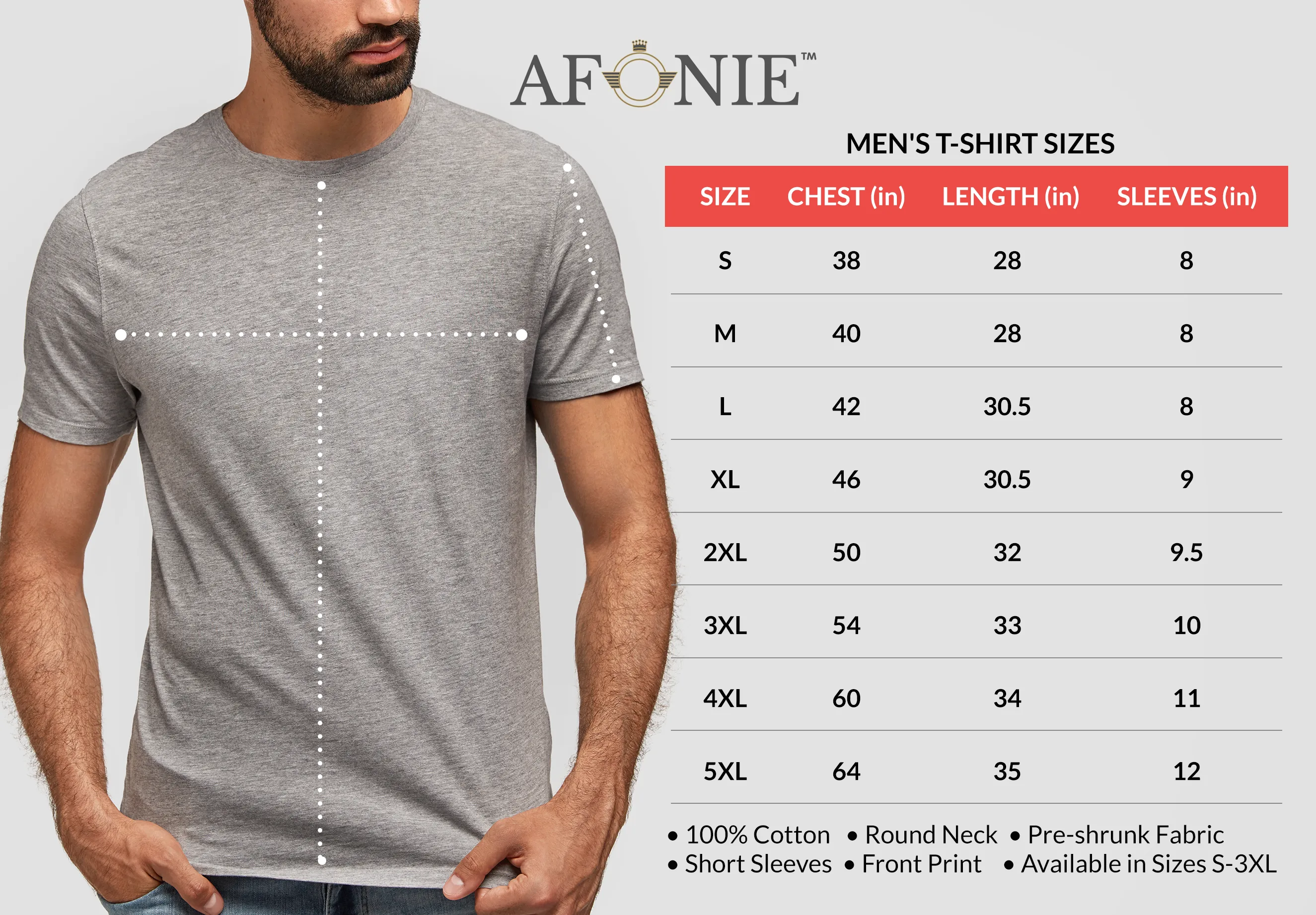 AFONiE America Legend High Quality Large Graphic Print T-Shirts