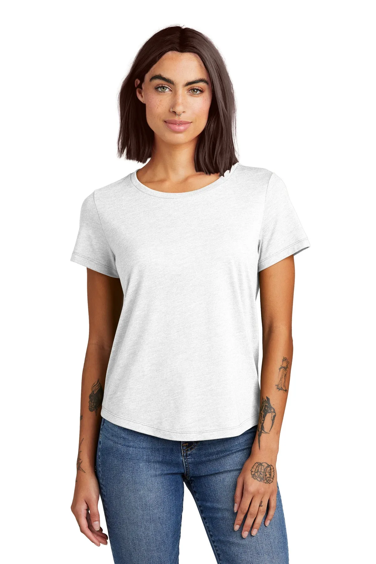 Allmade Women's Relaxed Tri-Blend Scoop Neck Tee AL2015