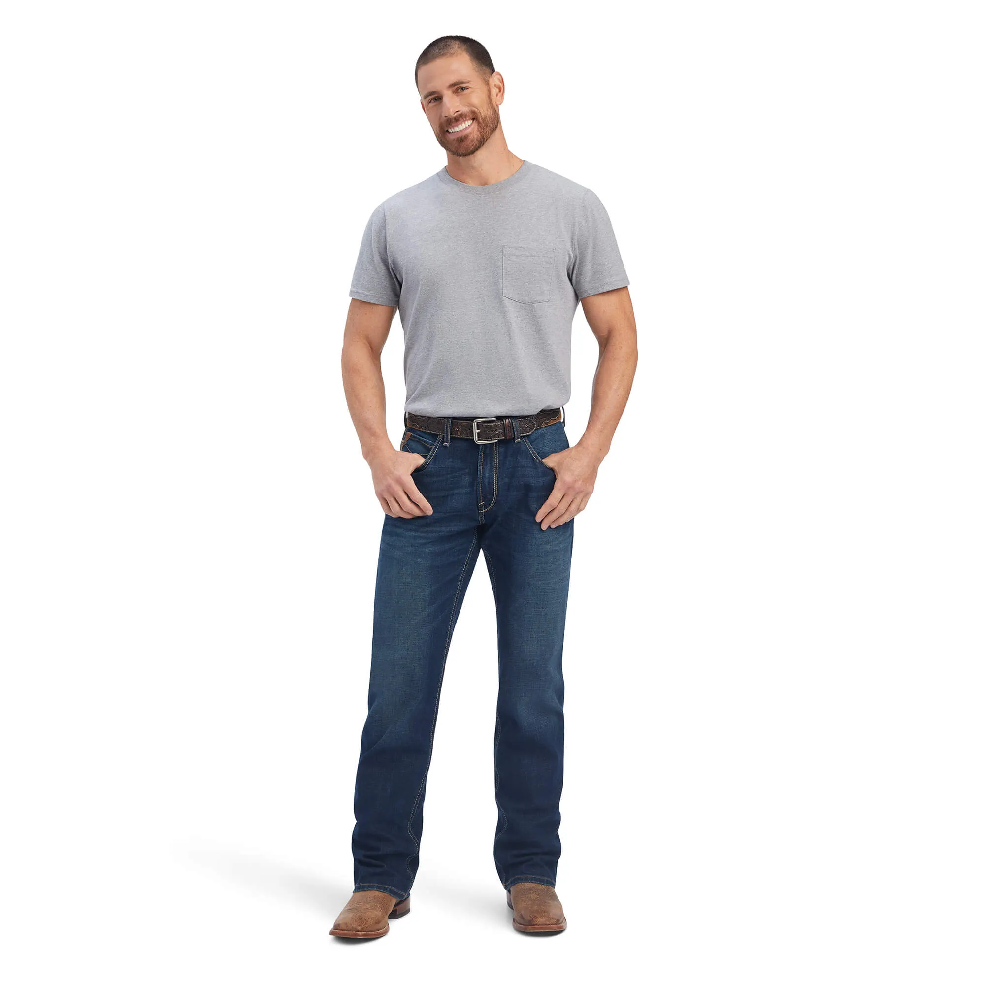 Ariat Men's M4 Relaxed Quentin Boot Cut Jean