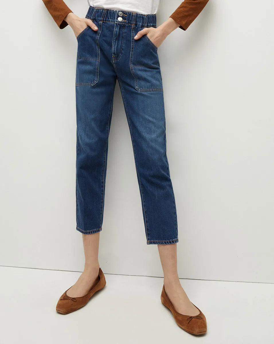 Arya Cargo Jean | Elastic Waist