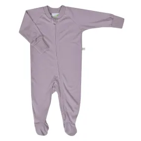 Bamboo baby sleeper - Plum