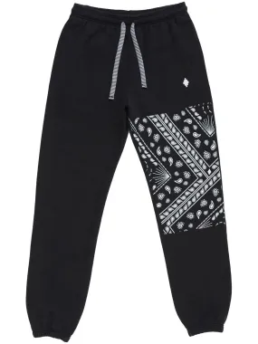 Bandana-Print Panelled Cotton Track Pants