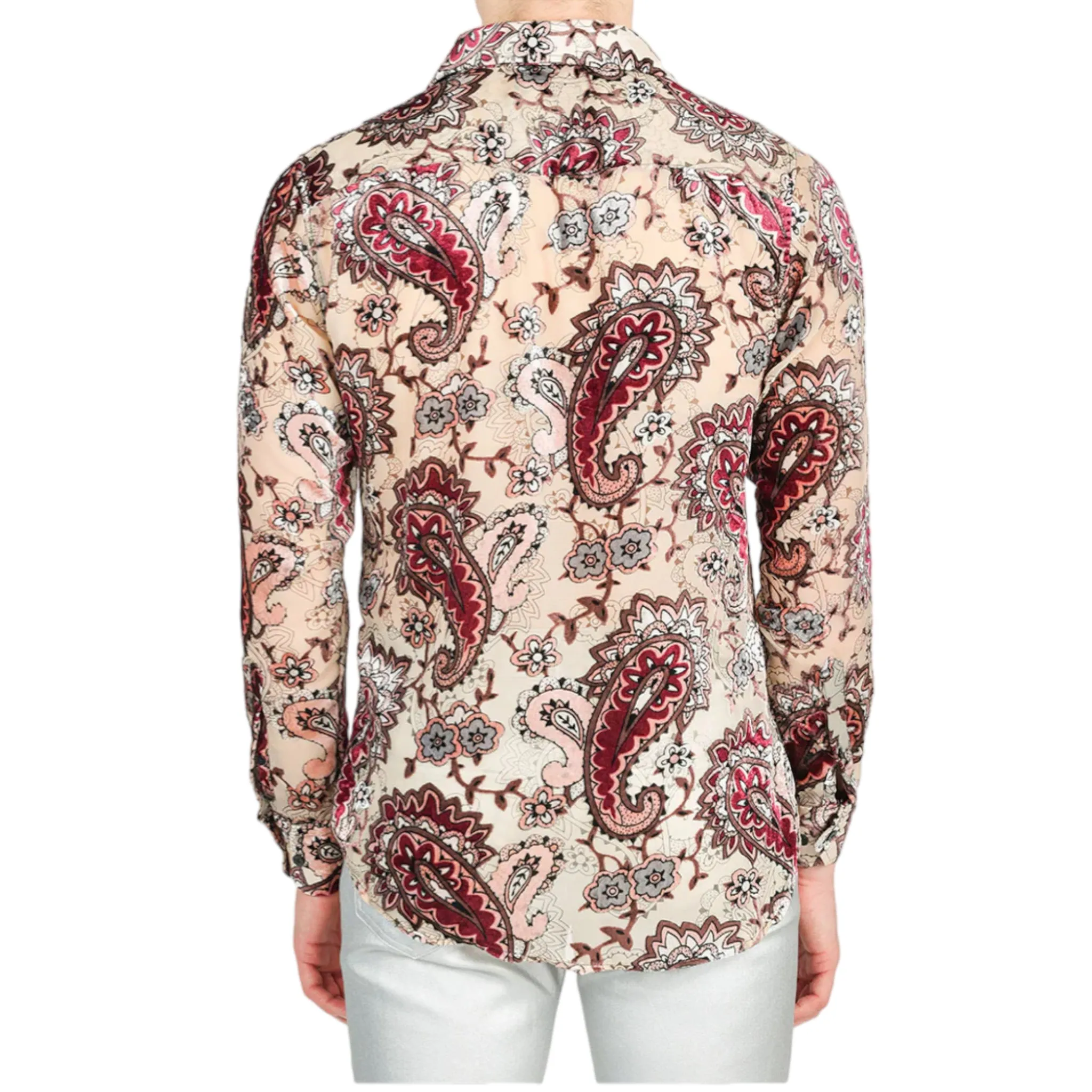 BARABAS: The Last Flower Velvet Dress Shirt 2SVL03