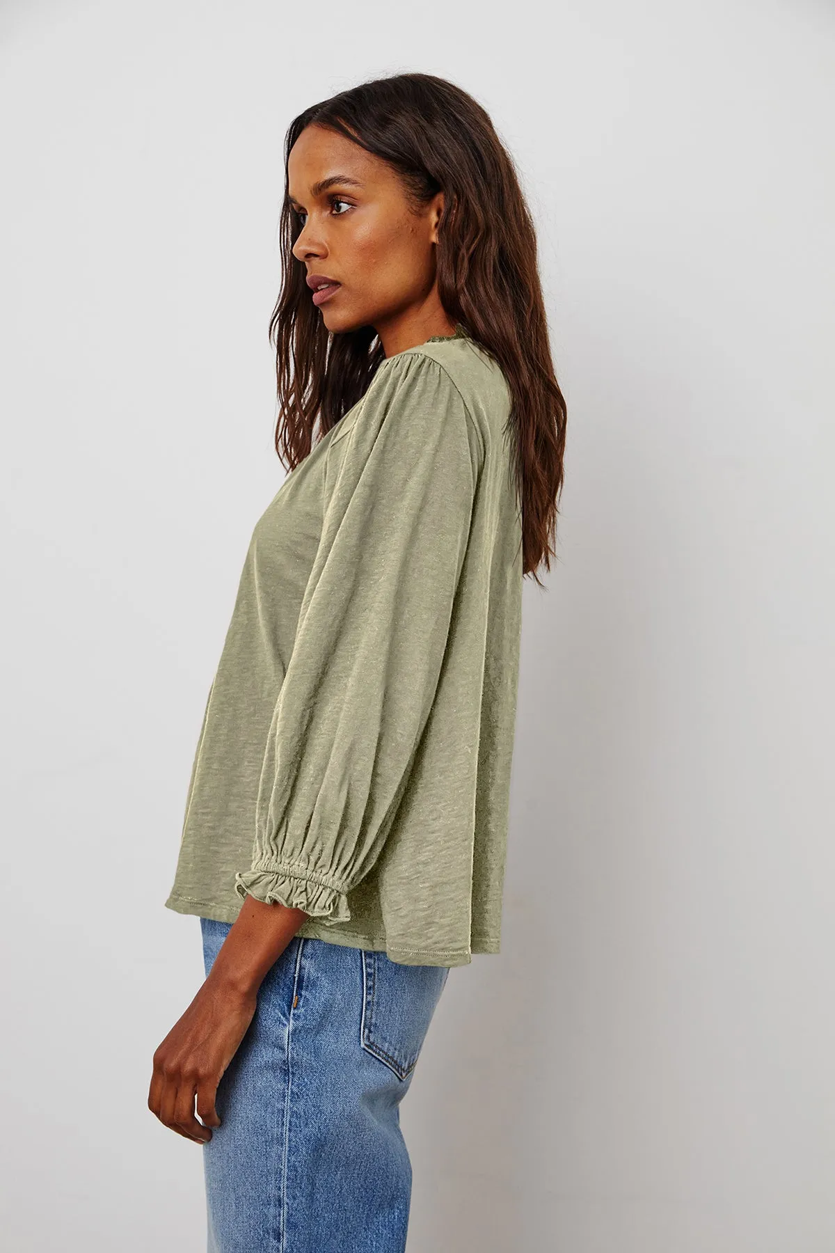 BARBARA 3/4 SLEEVE TOP