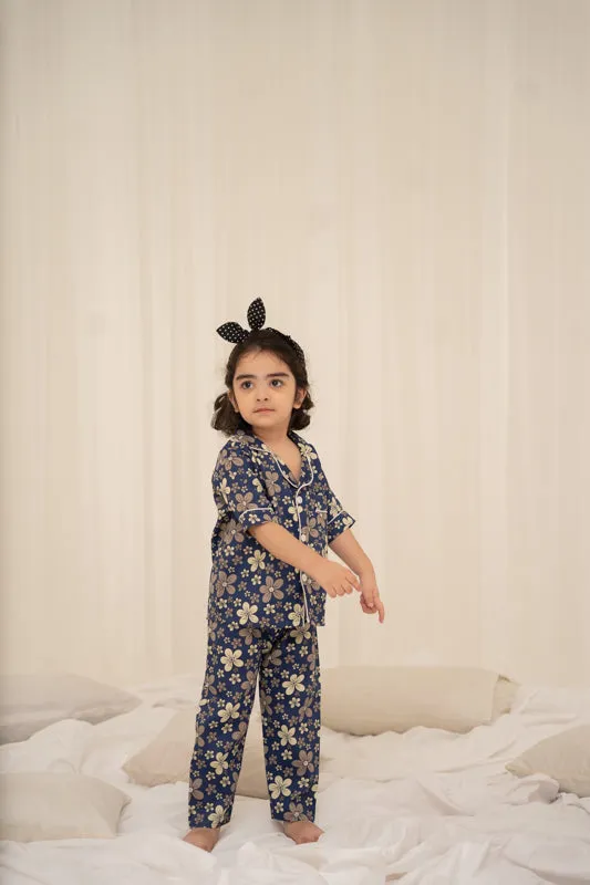 Blue Florals Nightsuit