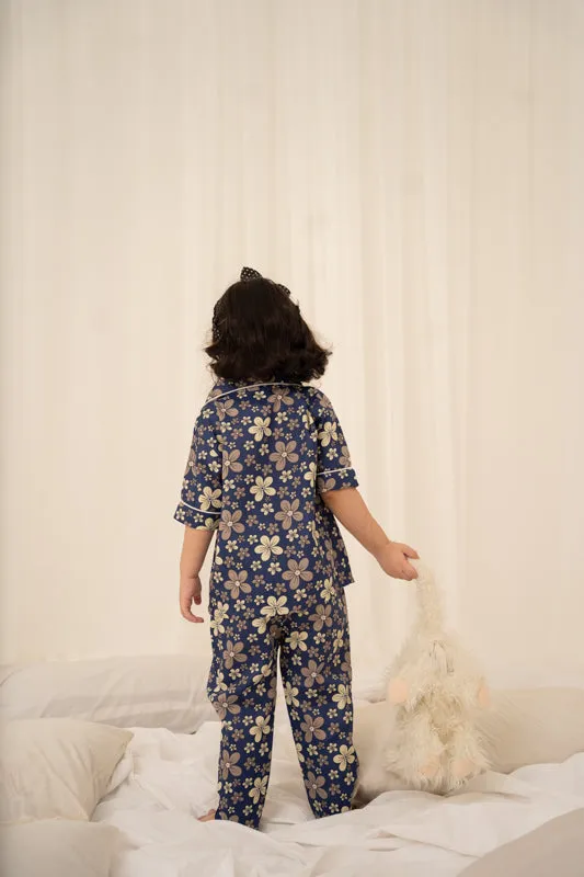 Blue Florals Nightsuit