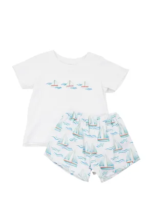 Boys Classic Sailing Shorts Set