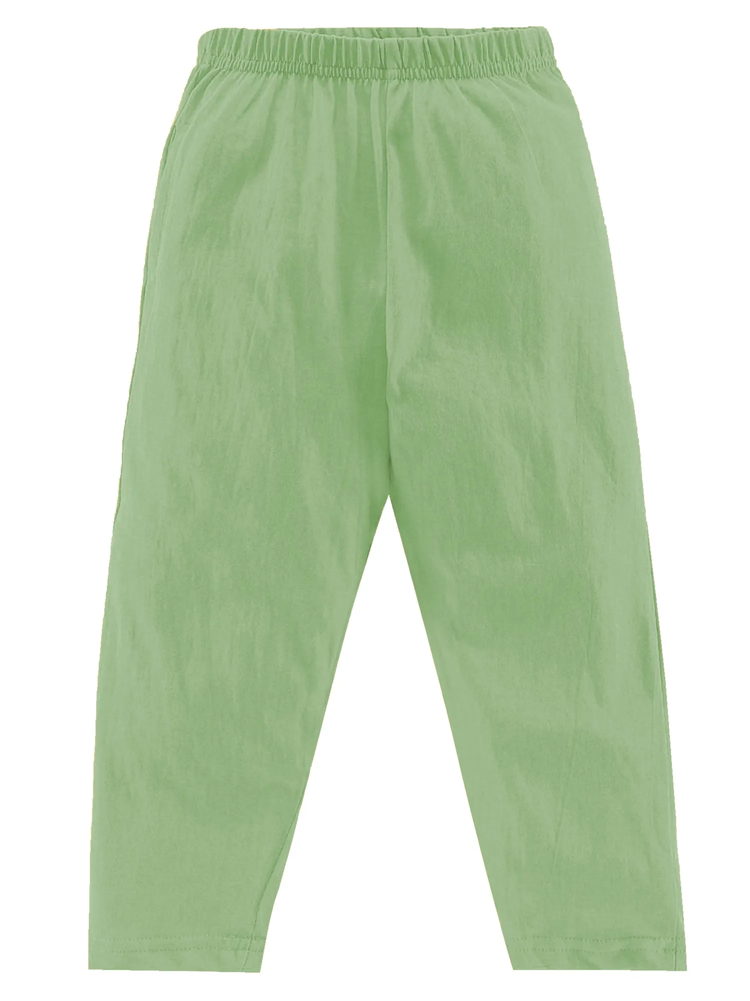 Boys Cotton Solid Pajama With Single Pocket