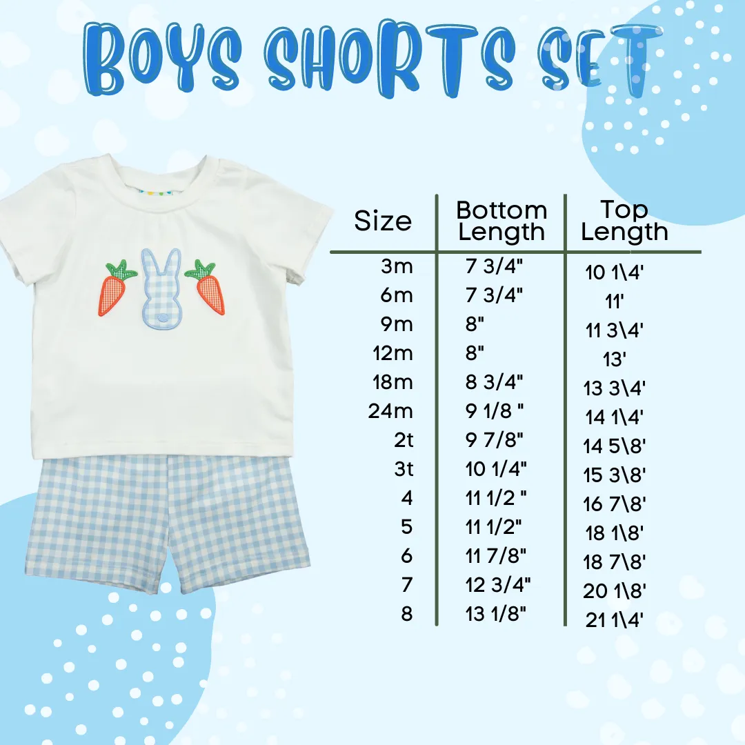 Boys Crab Walk Shorts Set