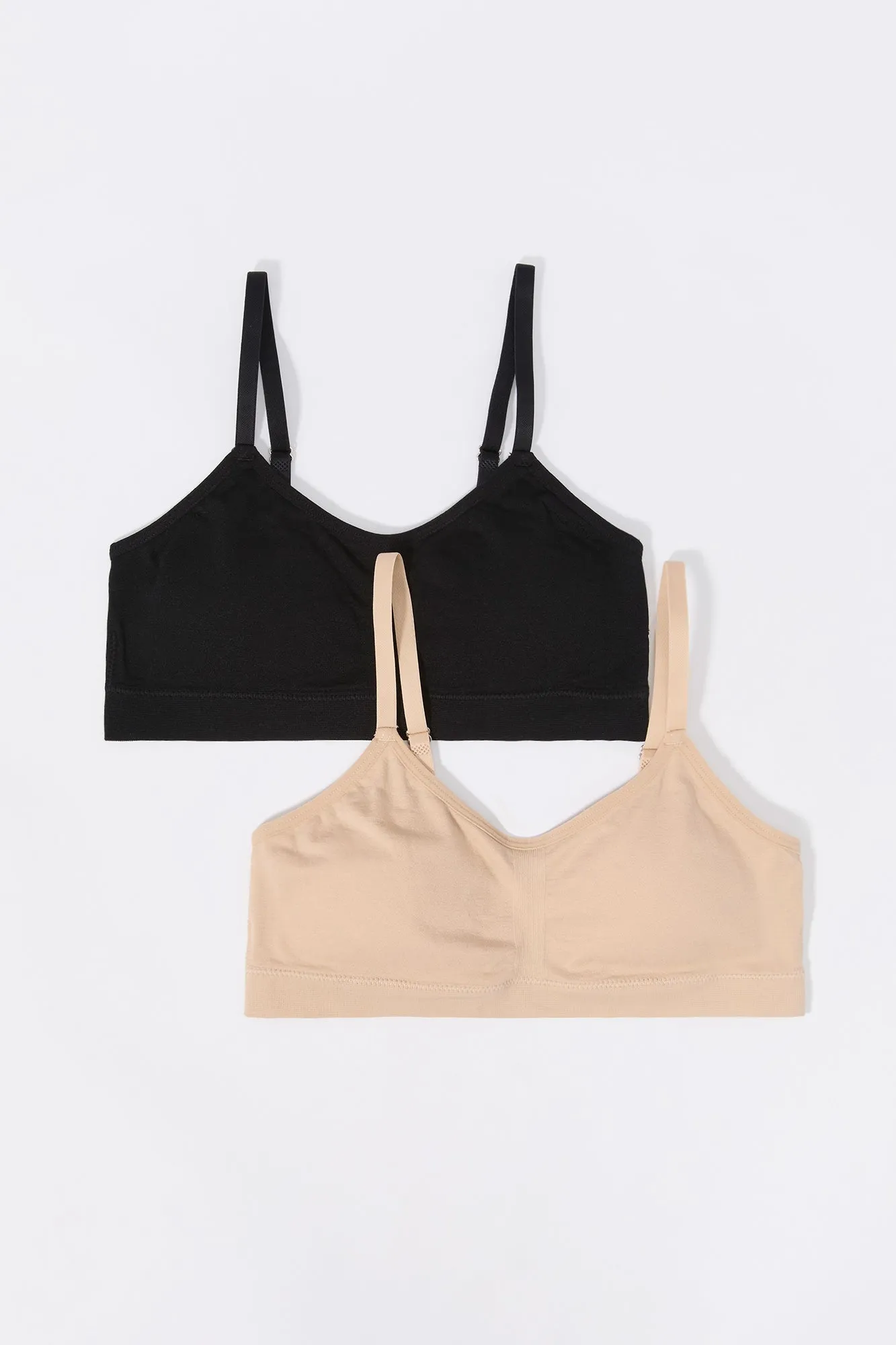 Bralette sans couture pour fille (Paquet de 2)