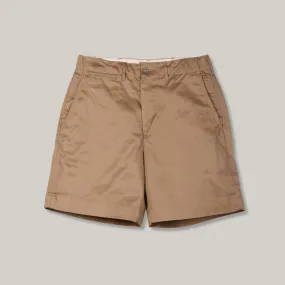 BUZZ RICKSON MILITARY CHINOS 1945 MODEL SHORTS - BEIGE