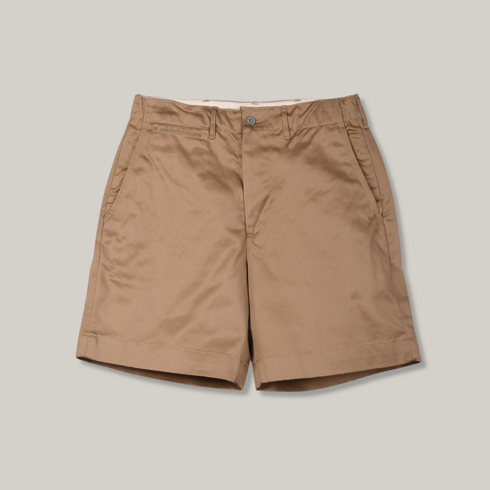 BUZZ RICKSON MILITARY CHINOS 1945 MODEL SHORTS - BEIGE