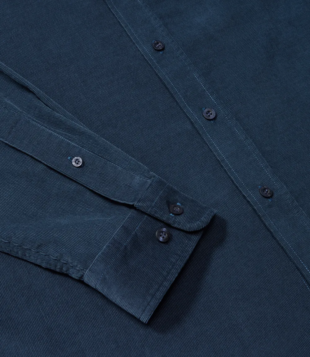 Classic Shirt - Corduroy - Navy Blue