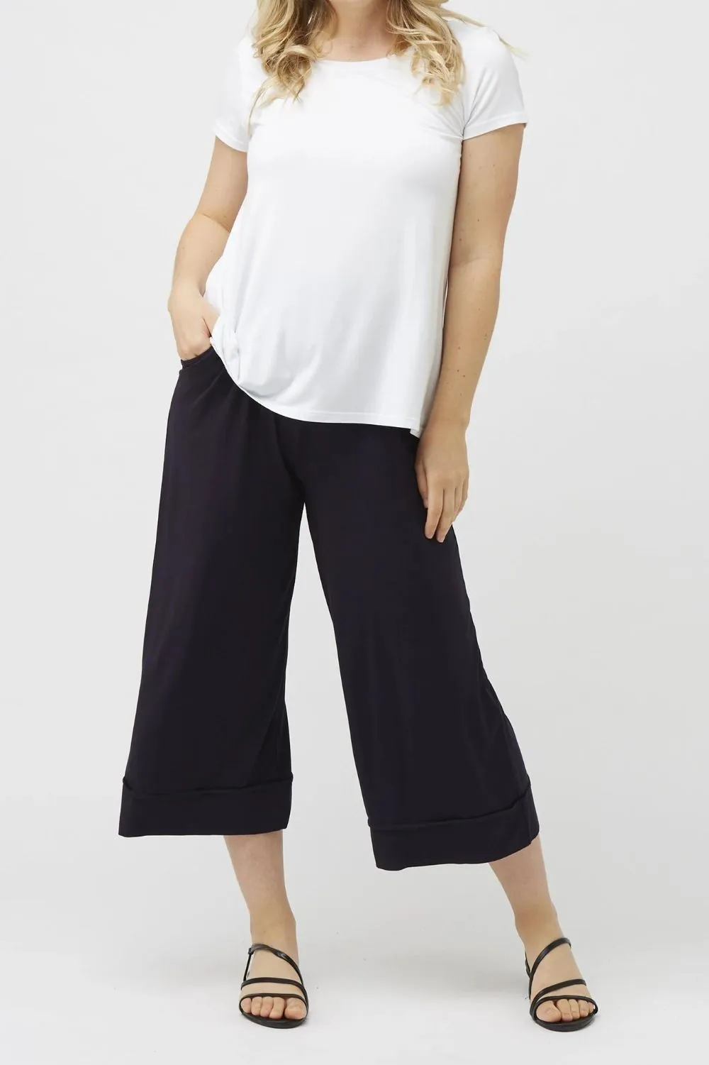 Culotte Resort Pant | Navy