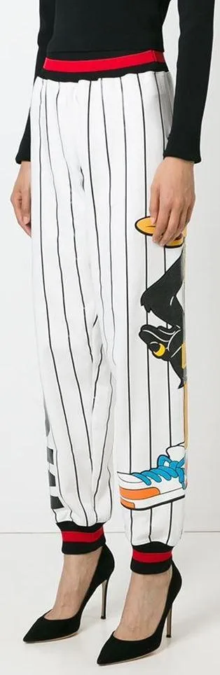 'Daffy Duck' Printed Jersey Pants