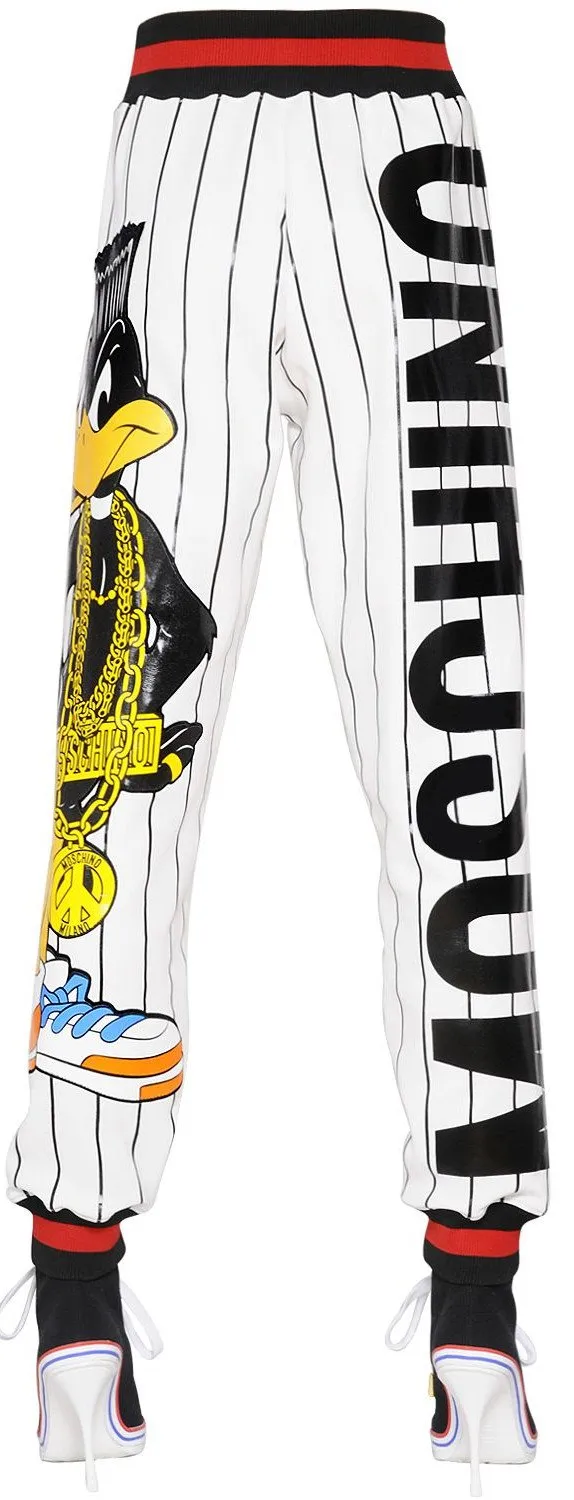 'Daffy Duck' Printed Jersey Pants