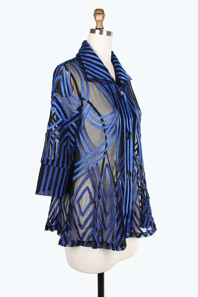 Damee Soutache Jacket 2363-BLU