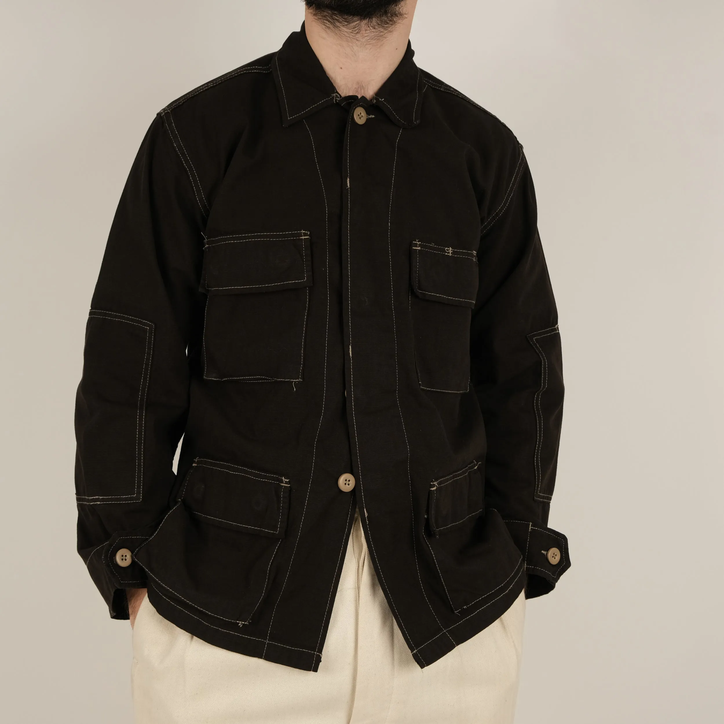 DARK BROWN USA BDU JACKET