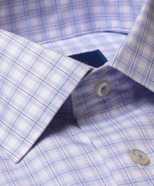 David Donahue Trim Fit Luxury Non-Iron Dress Shirt