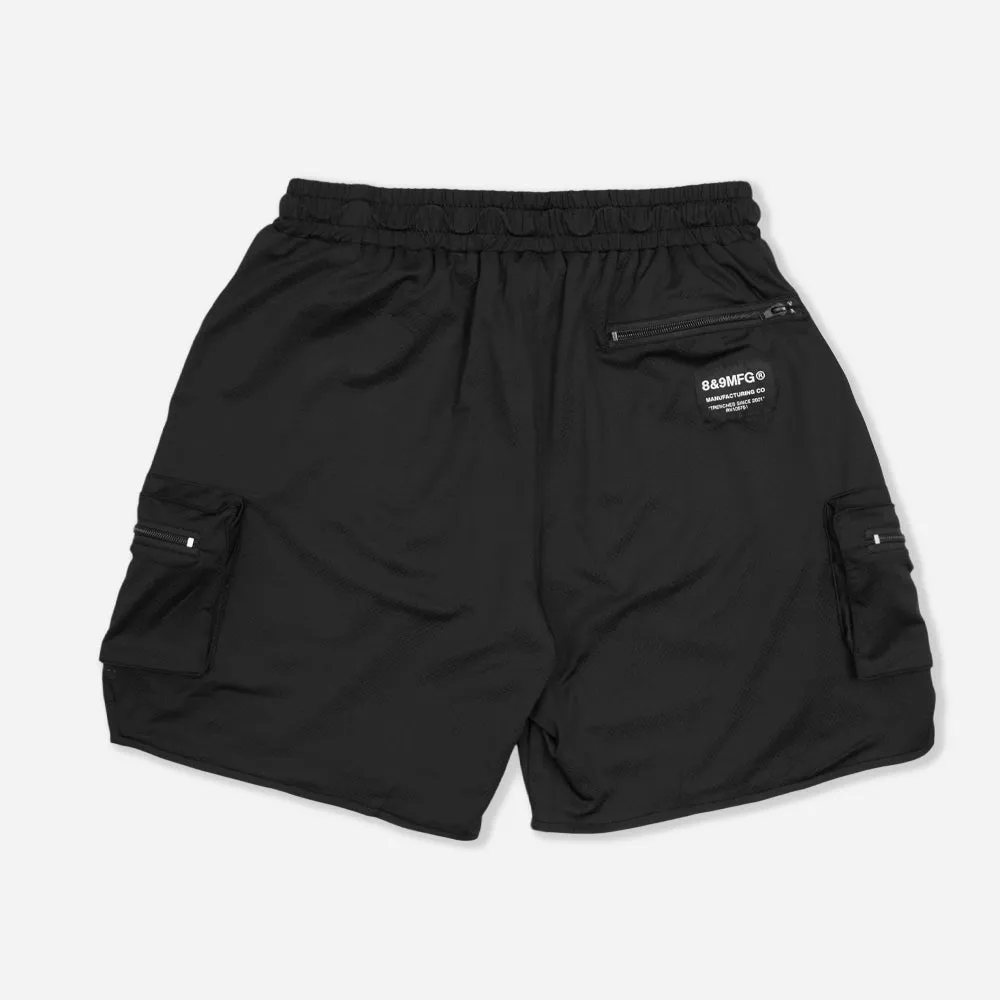 Everyday Mesh Cargo Shorts Black