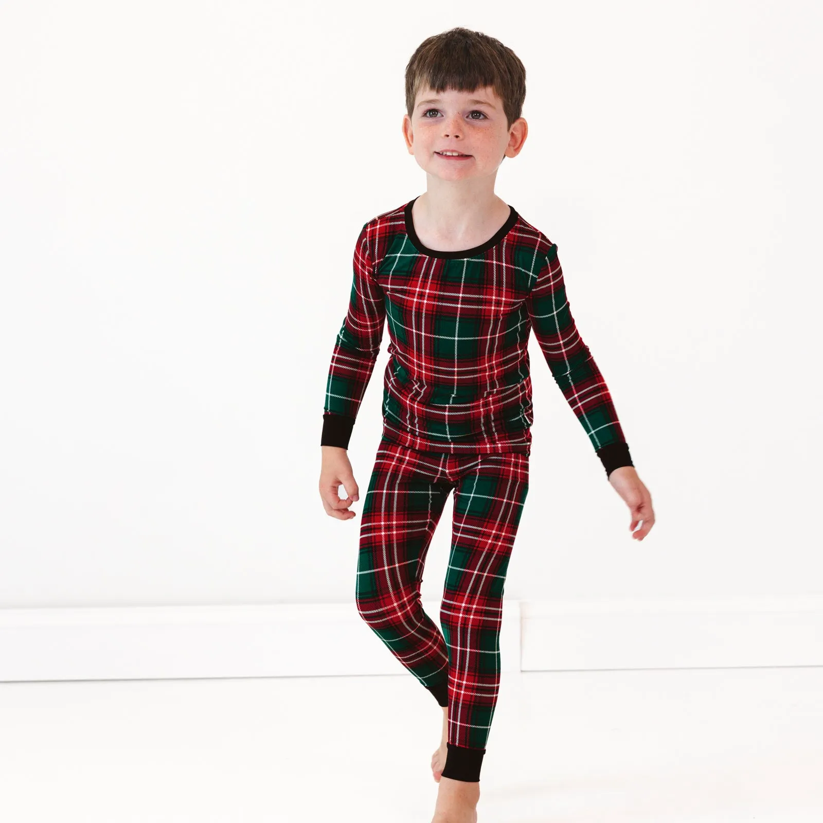 Fireside Plaid Two-Piece Pajama Set