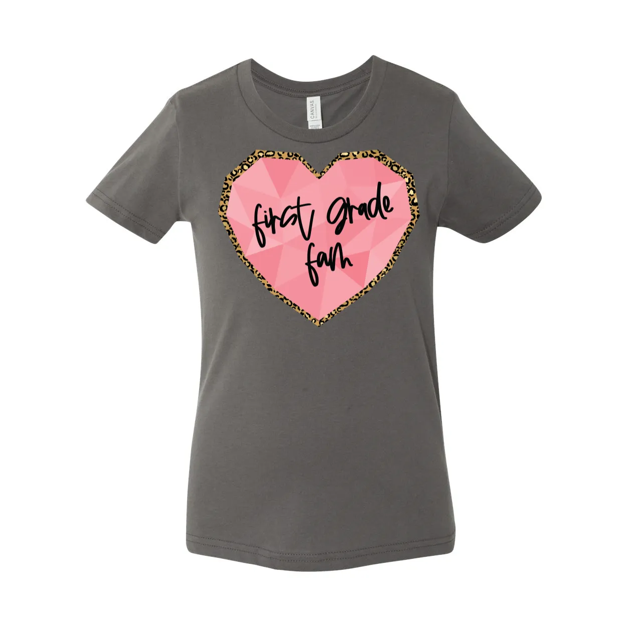 First Grade YOUTH Heart T-Shirt