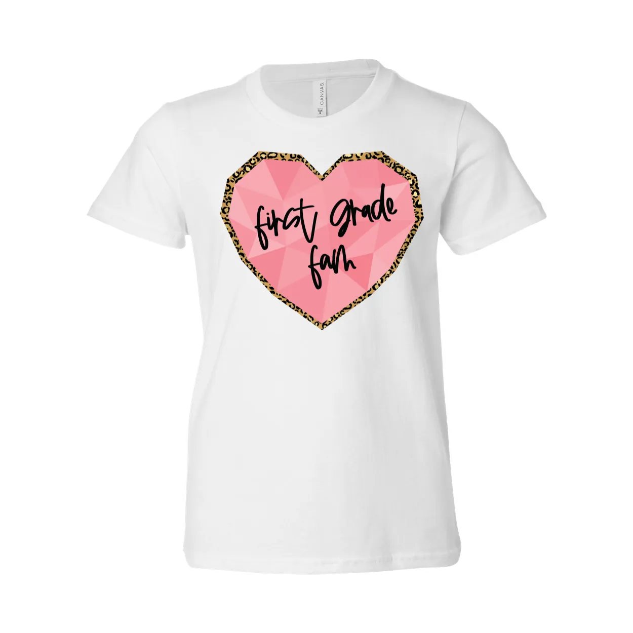 First Grade YOUTH Heart T-Shirt