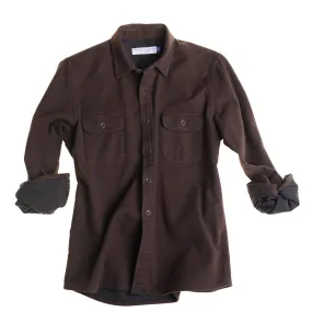 Flannel Shirt Jackets - Brown