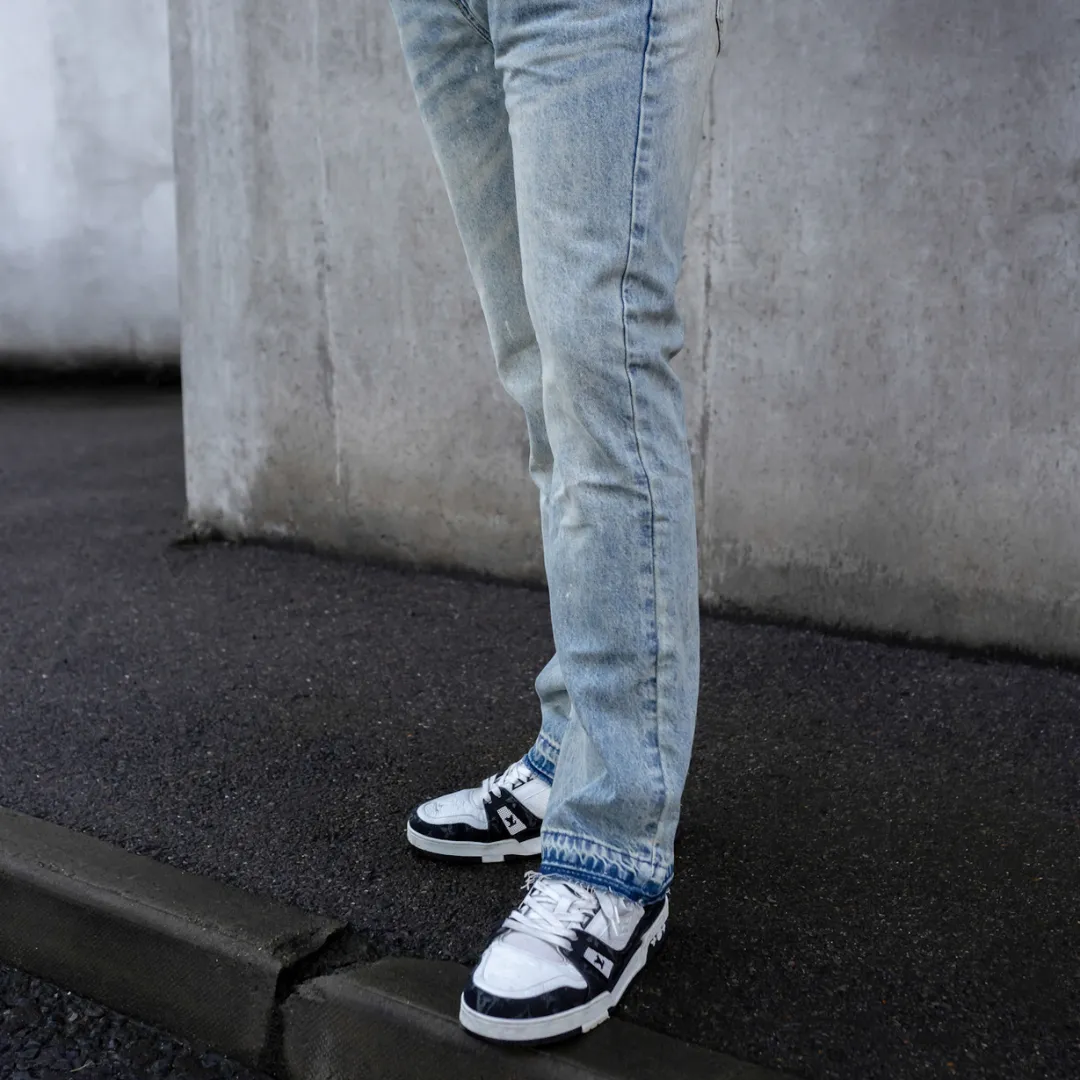 FLARED DENIM JEANS