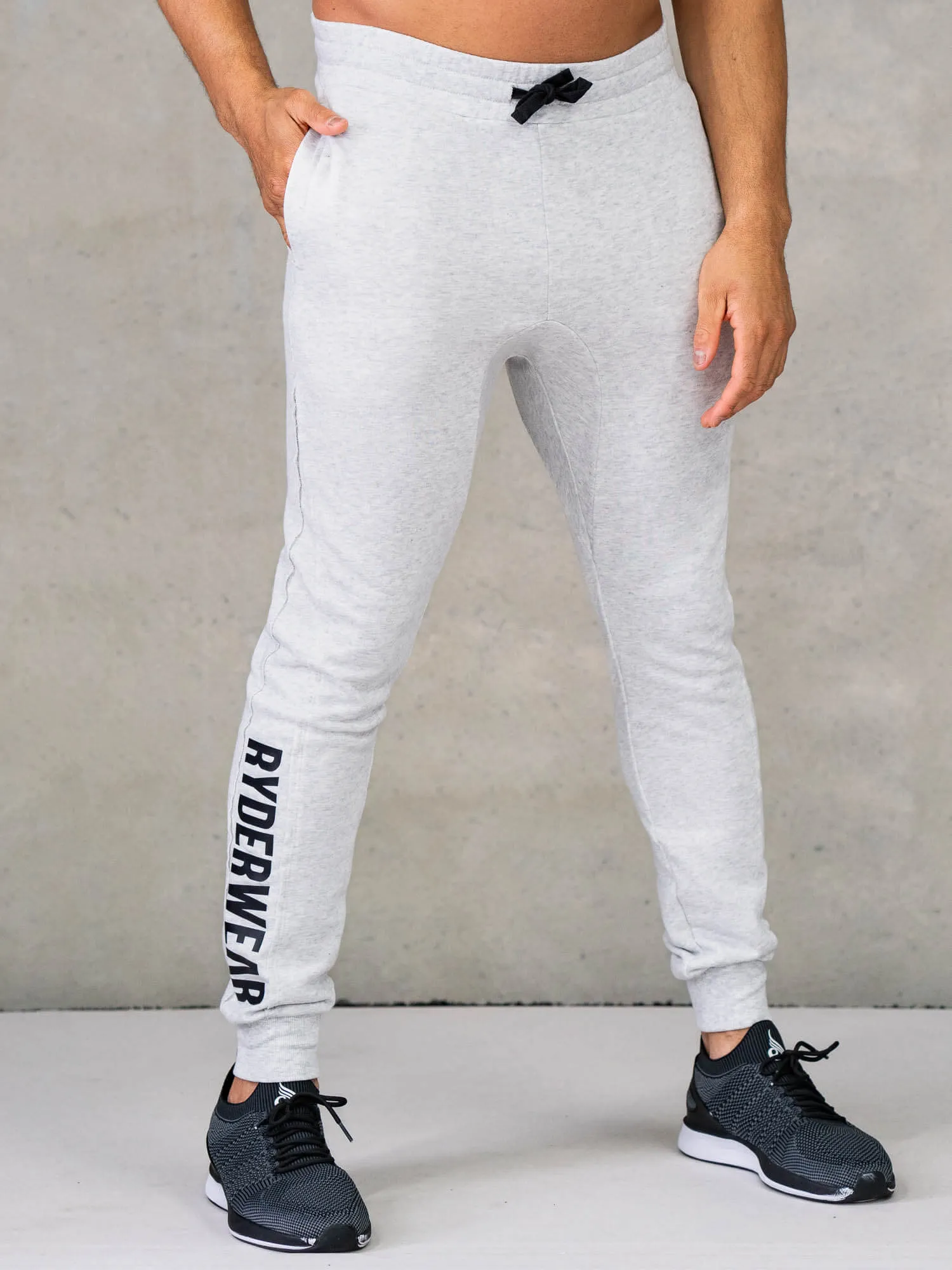 Force Track Pant - Chalk Grey Marl