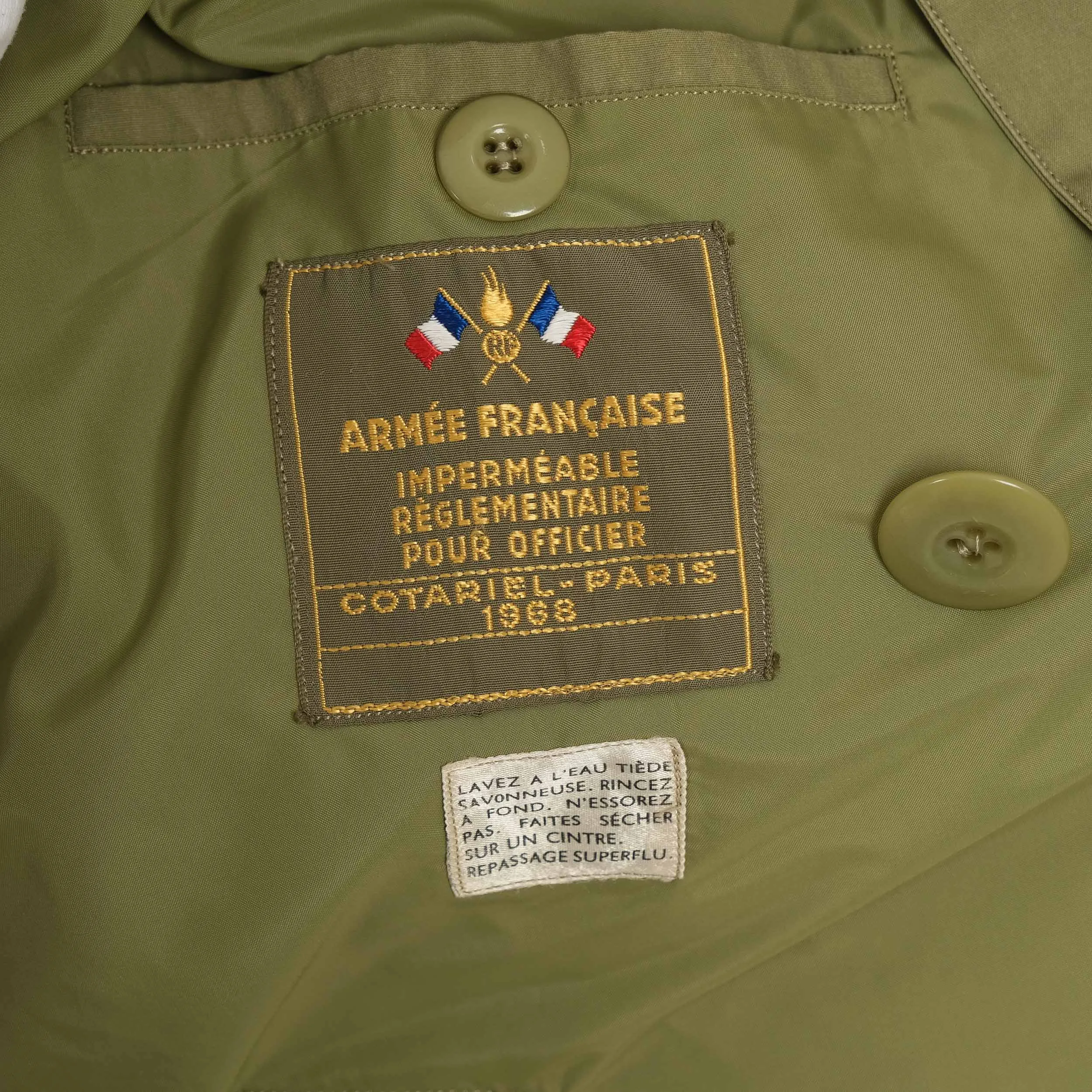 FRENCH TRENCH ARMY COAT