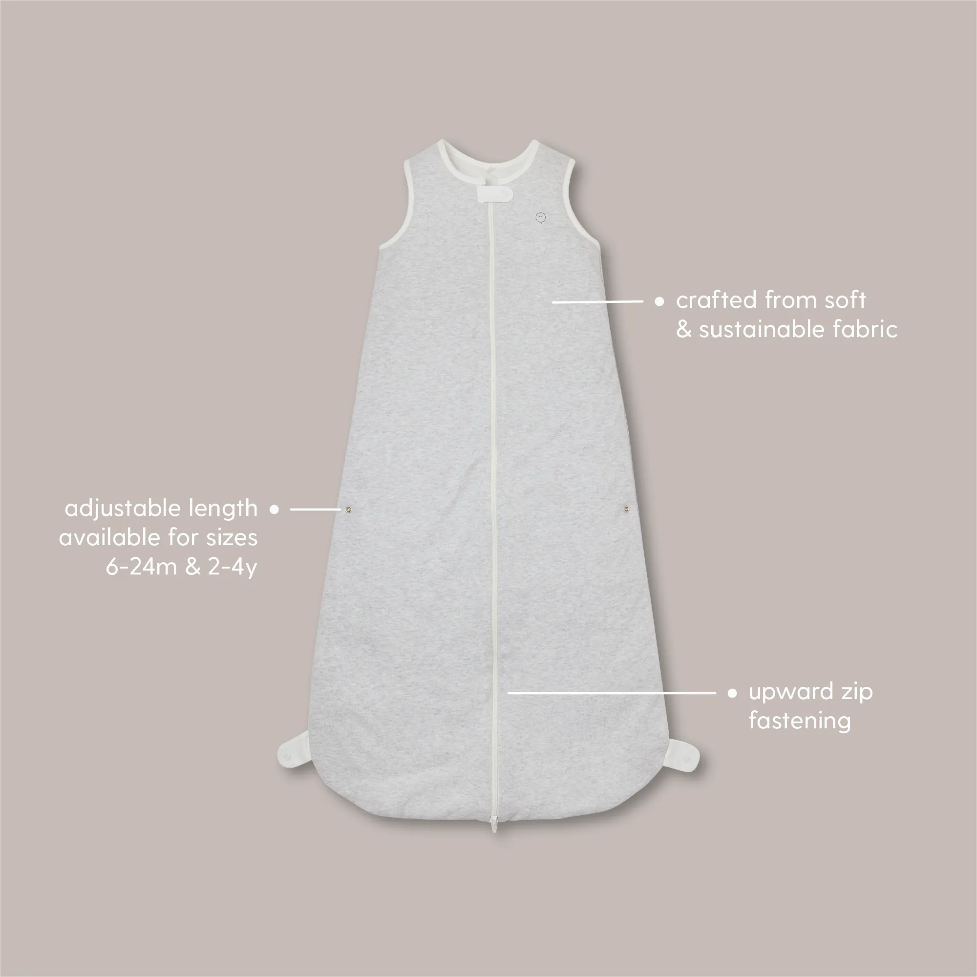 Front Opening Sleep Sack 2.5 TOG