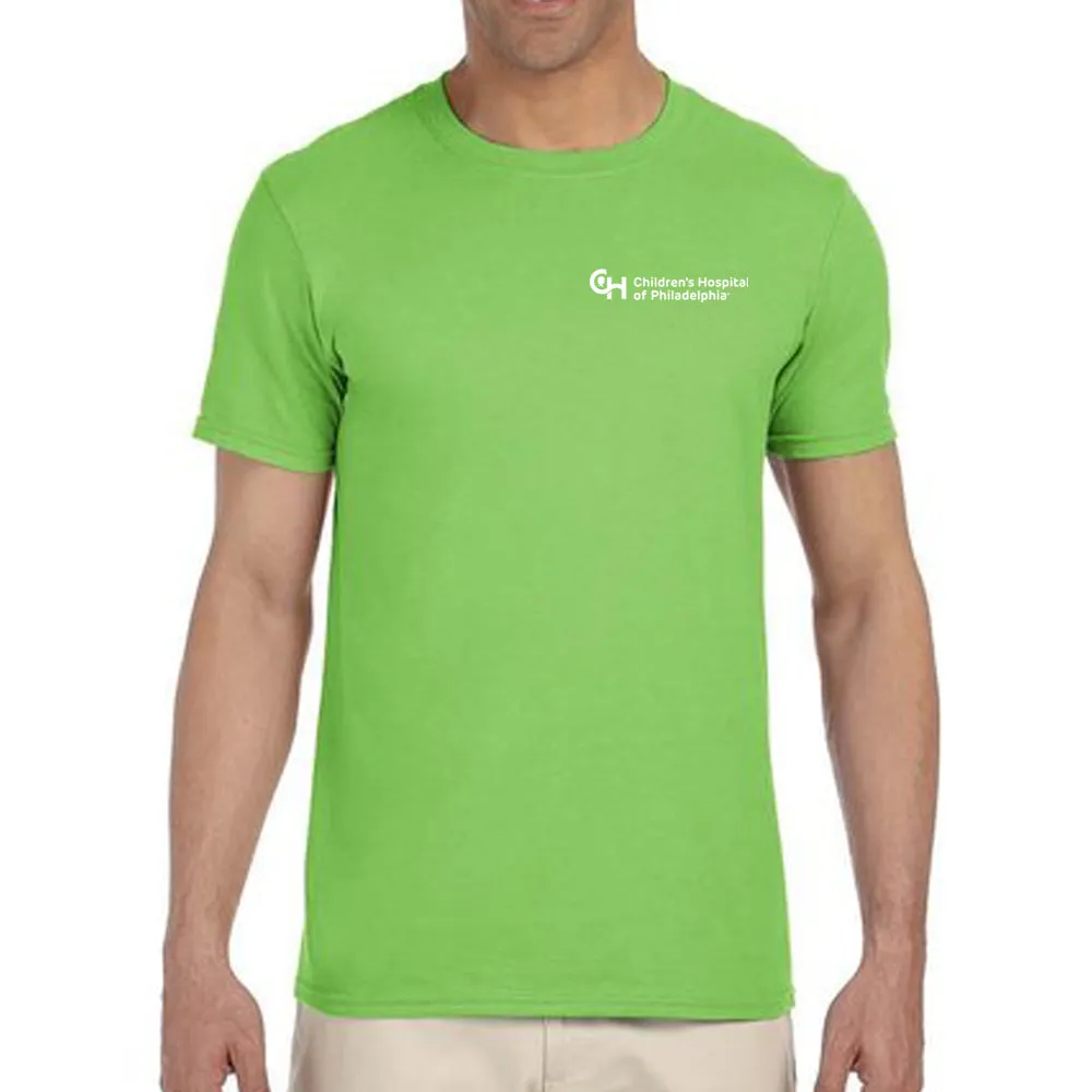 Gildan Adult Softstyle CHOP Bright Color T-Shirt with White Logo