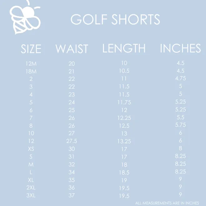 Golf Shorts - French Blue