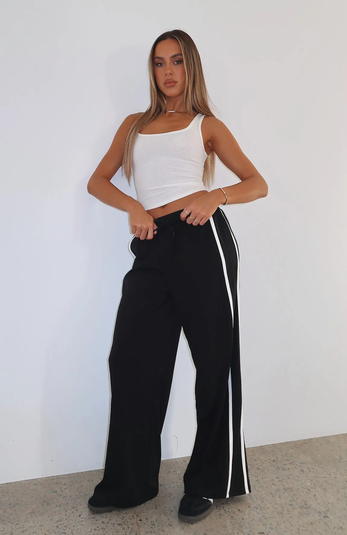 Good For You Track Pants Black