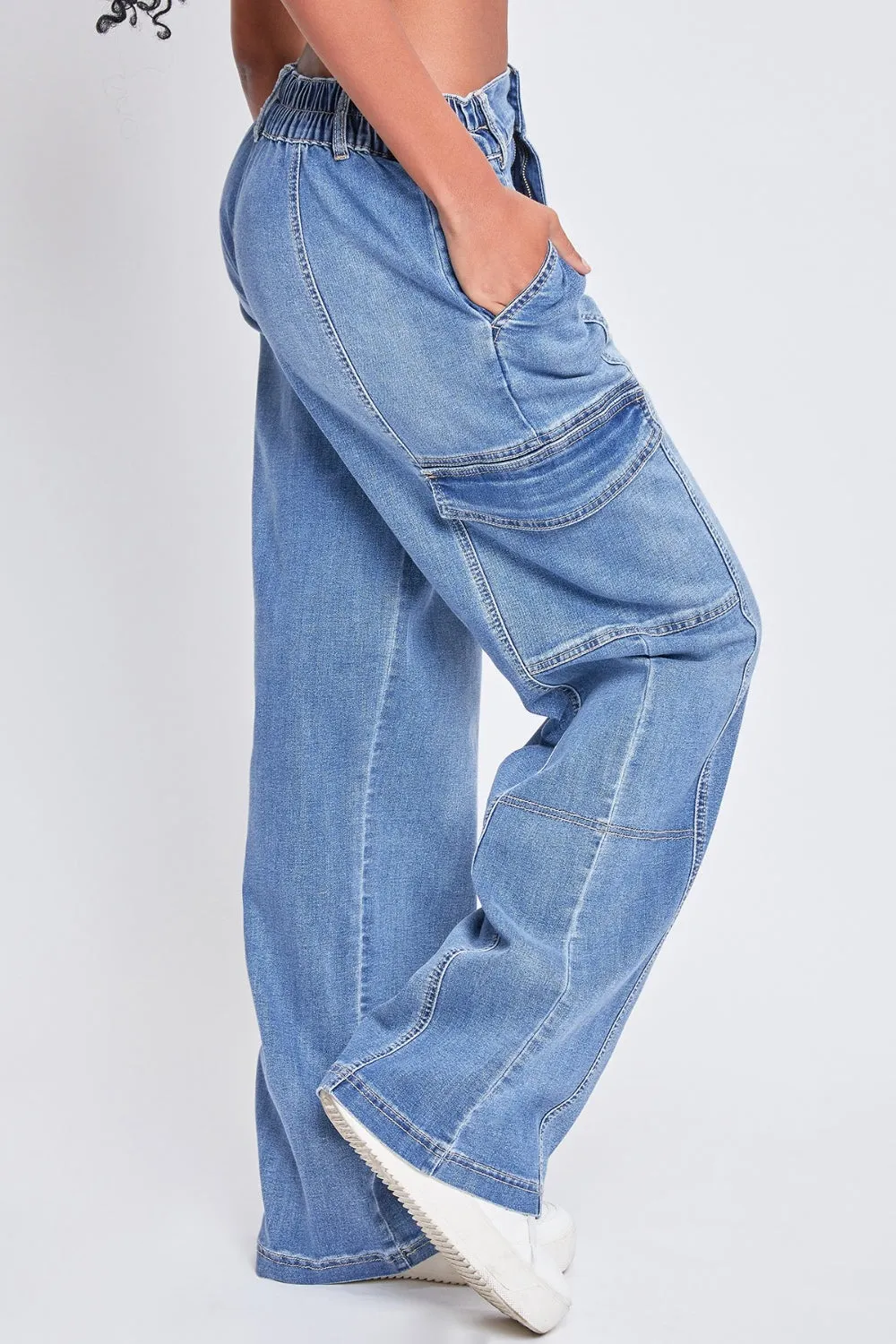 High-Rise Straight Cargo JUNIOR Jeans