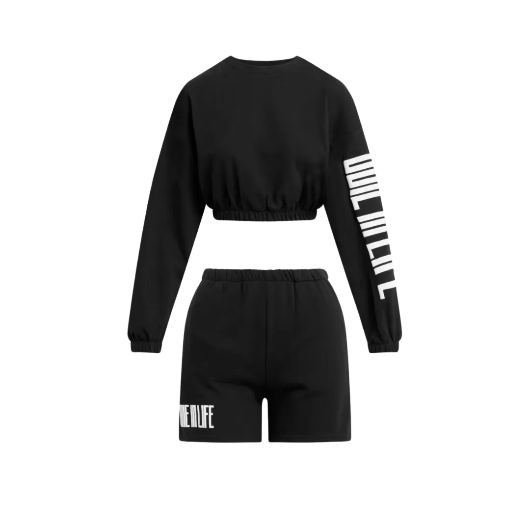 JNL Cropped Set (Black)