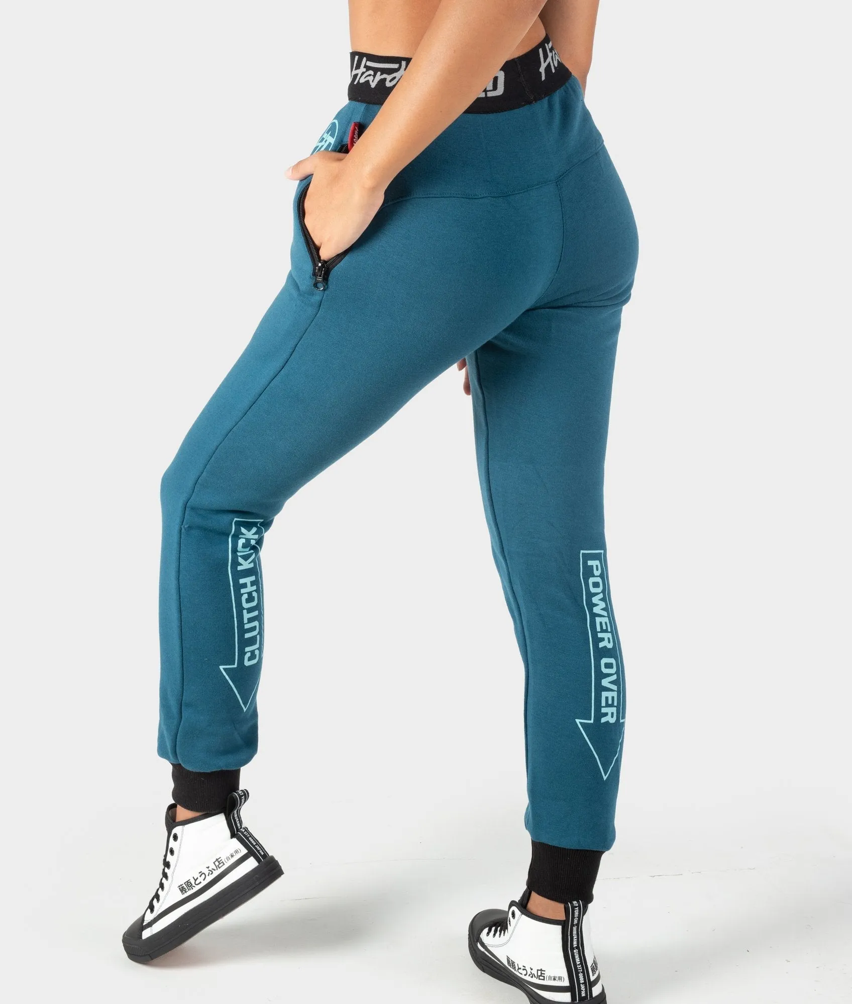 Ladies Power Over Trackies - Teal