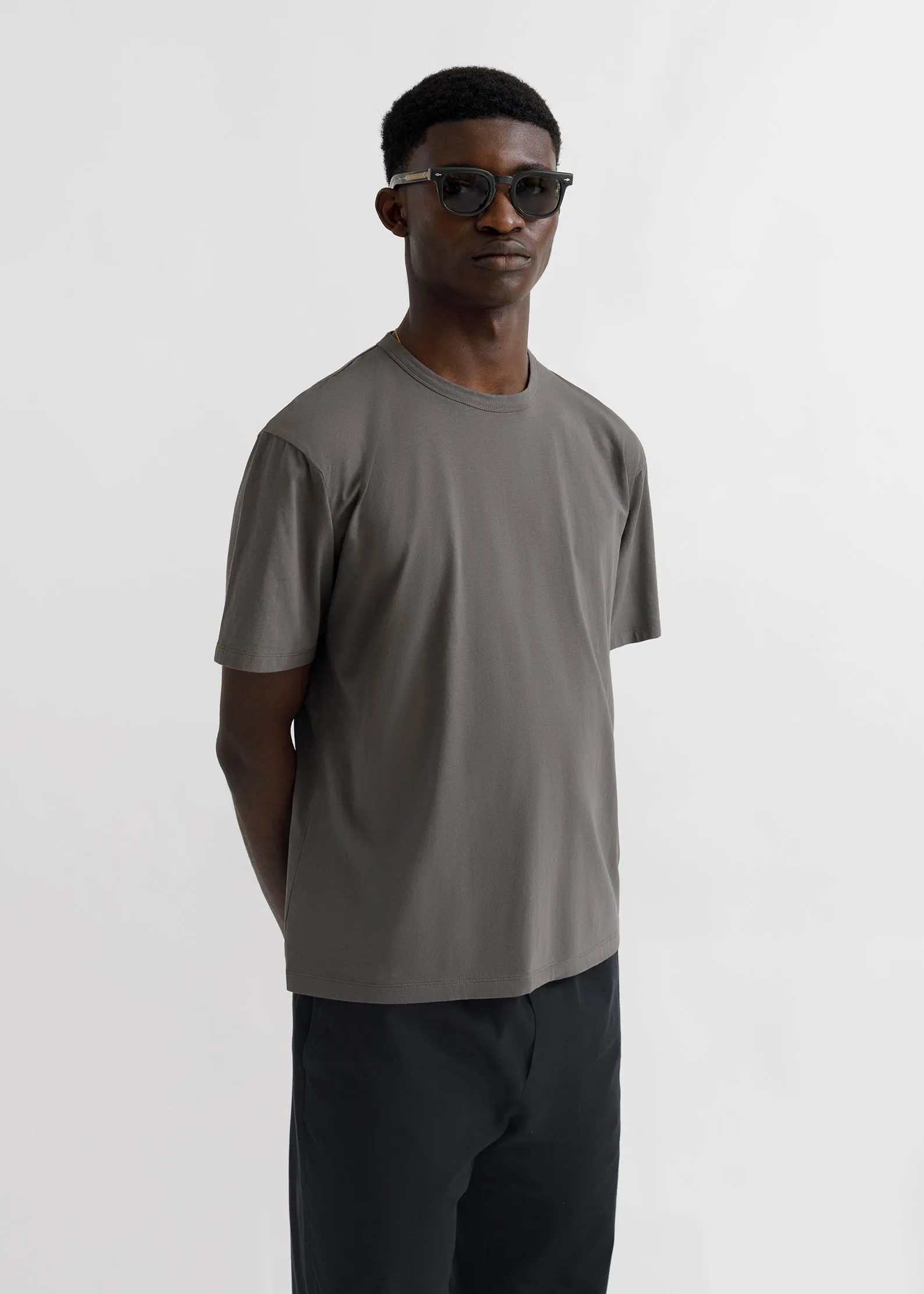 Lightweight Boxy T-Shirt - Charcoal