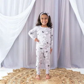 Long Sleeve Pajamas in Cherry Blossom