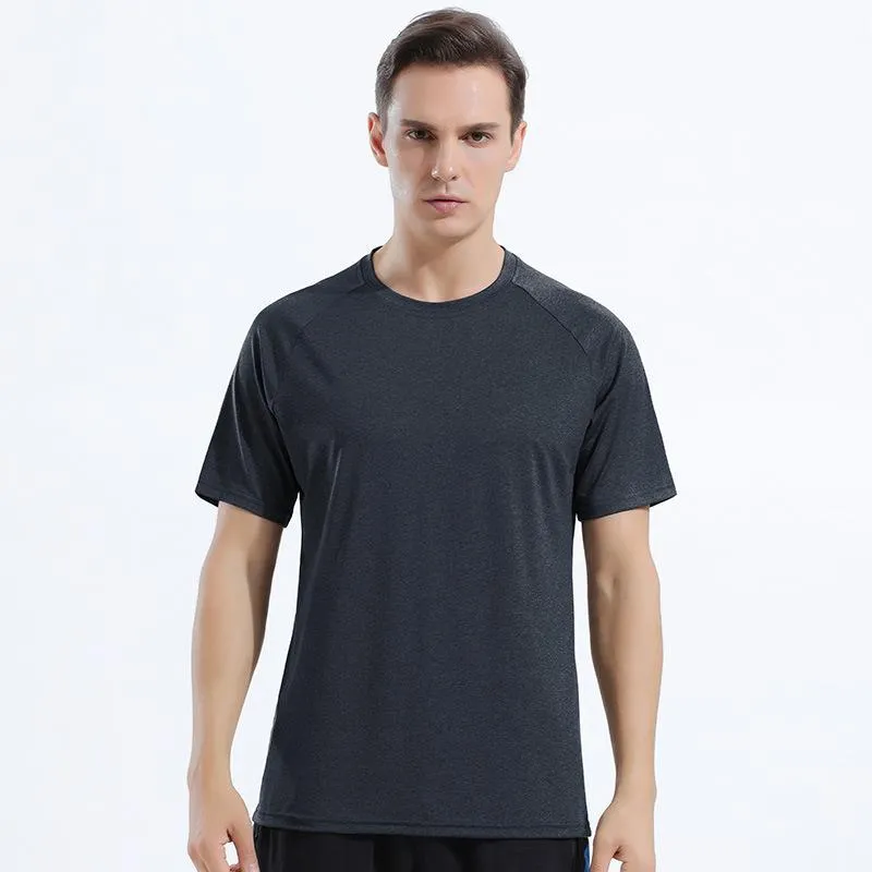 Men's Athletic Running Gym Workout Short Sleeve Tee Tops | 83106