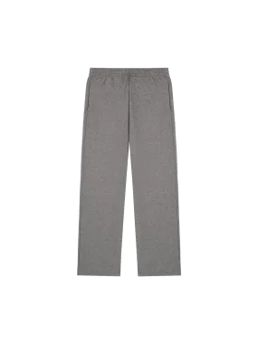 Mens Recycled Wool Jersey Wide-Leg Track Pants—volcanic grey