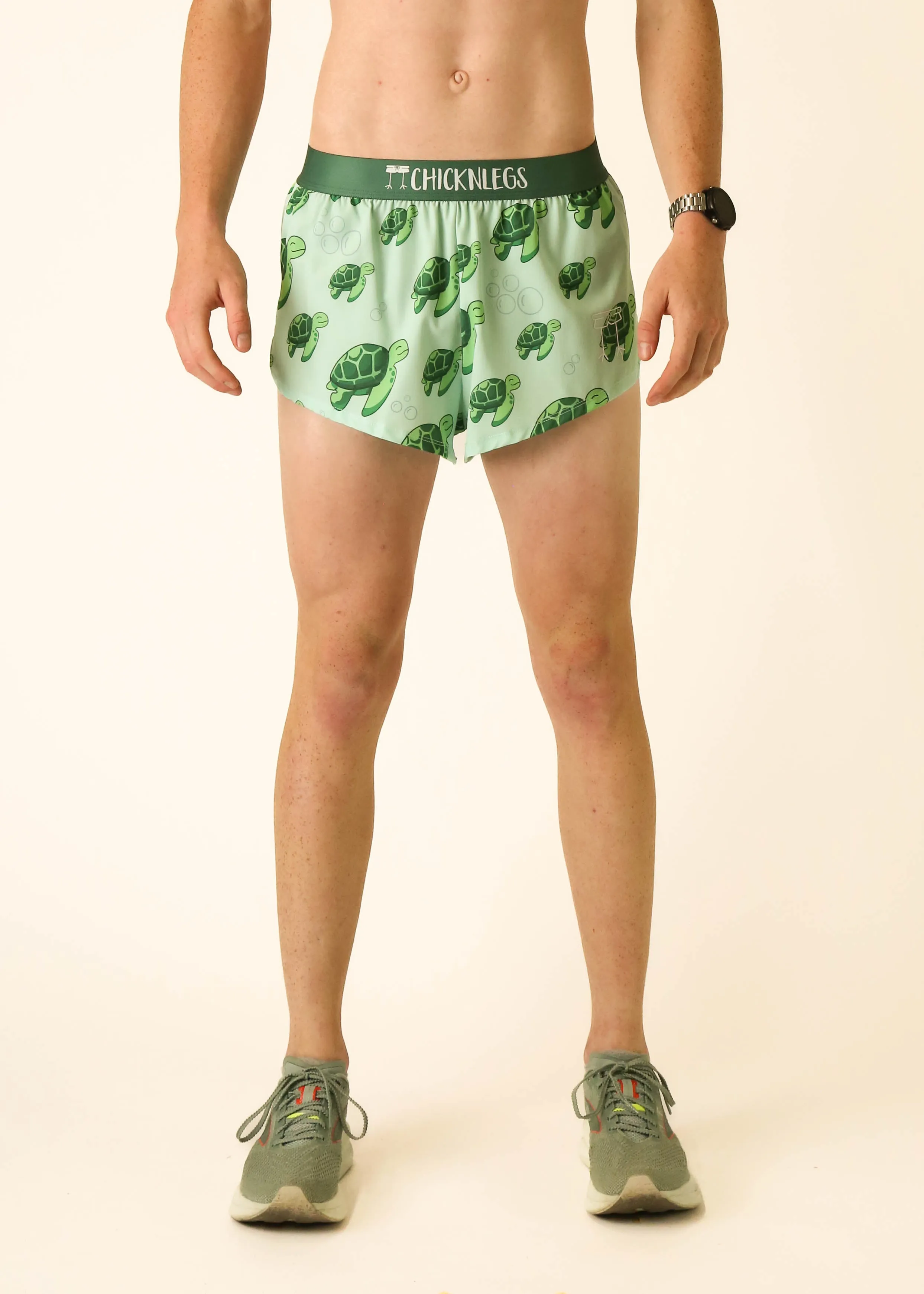 Men's Sea Turtles 2" Split Shorts