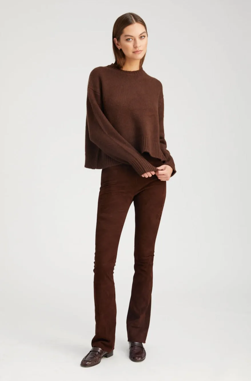 Mocha Heavy Cashmere Sweater