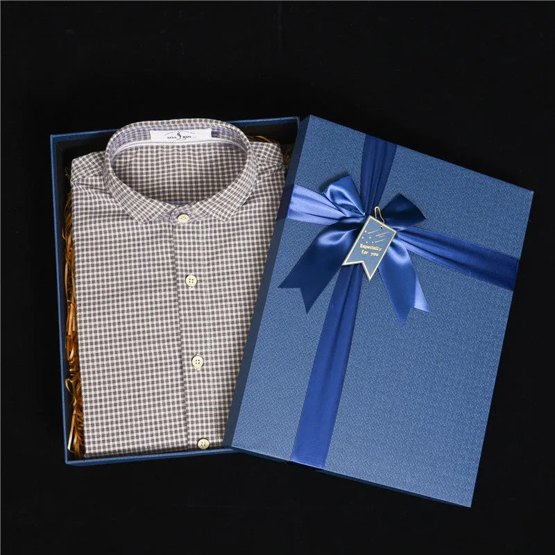 Modal Men's Dress Shirts Solid Long Sleeve Stretch Formal Shirt | C2080