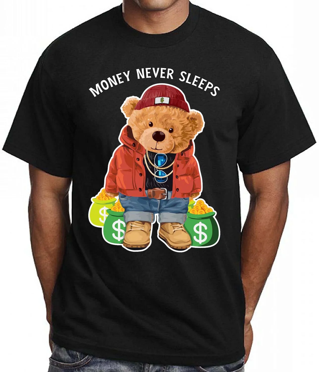 Money Never Sleeps Care Bear T-Shirt