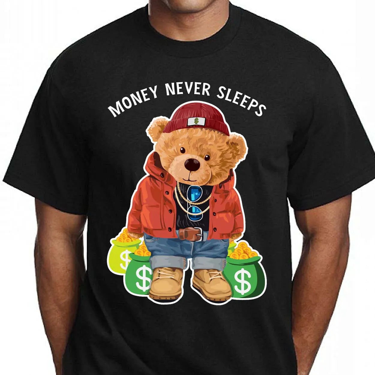 Money Never Sleeps Care Bear T-Shirt