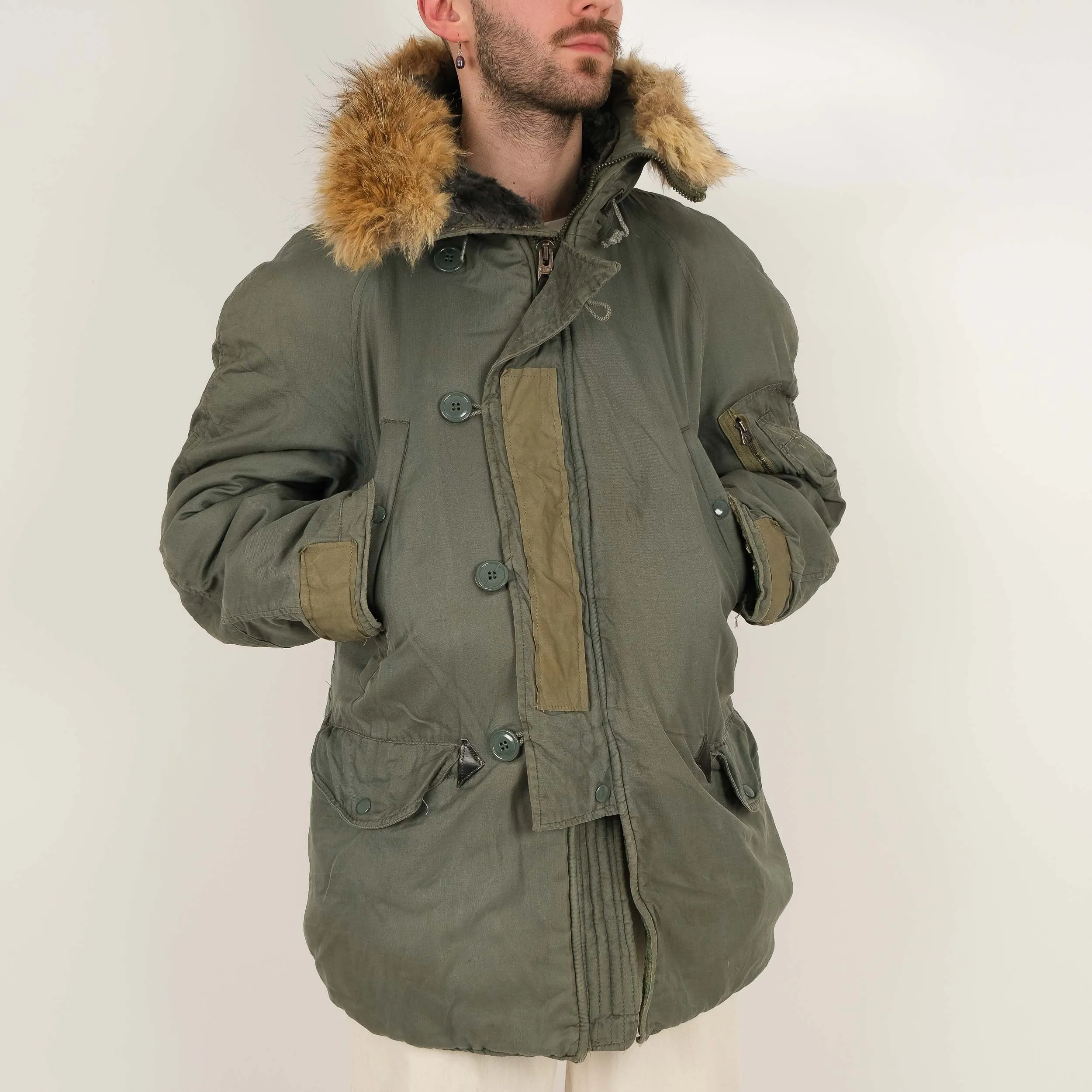 N-3B camo lining PARKA